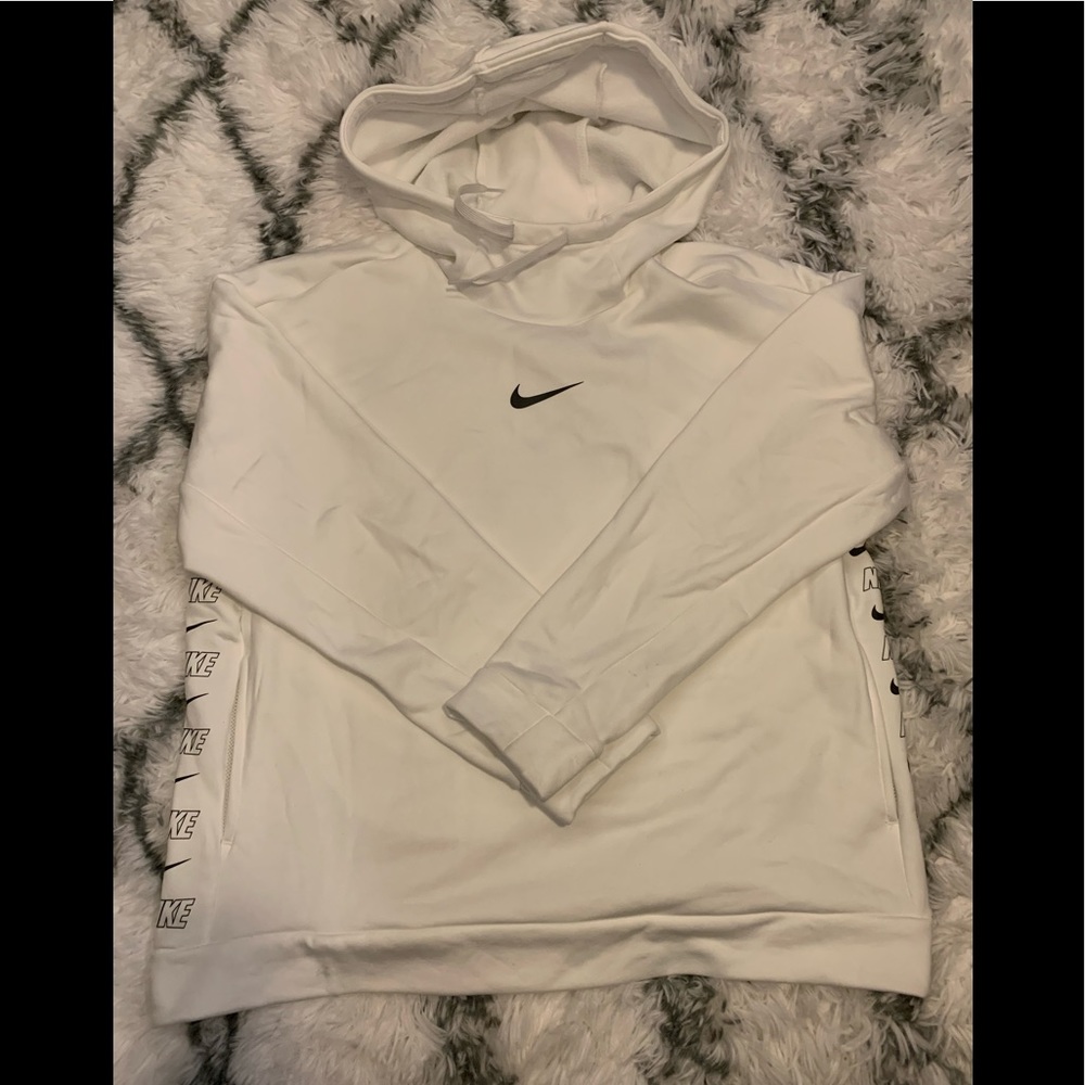 Nike White Hoodie